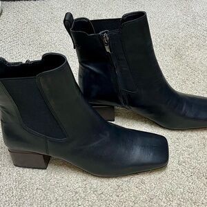 Franco Sarto Black Ankle Booties